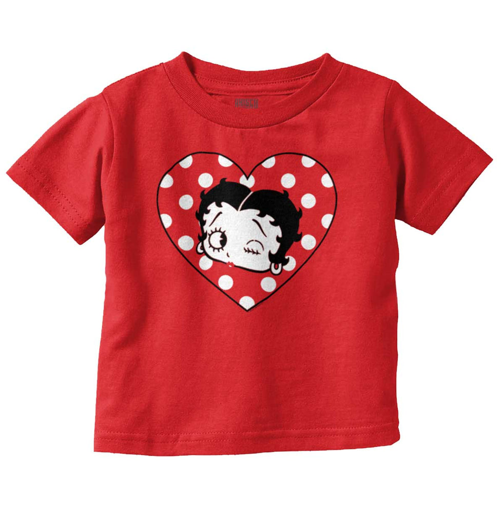 Polka Dot Betty Infant Toddler T Shirt-Direct To Garment Print-Brisco Baby
