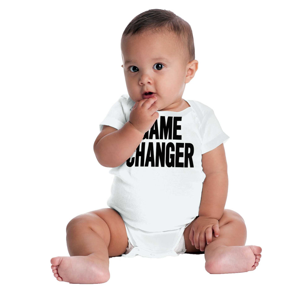 Game Changer Romper Bodysuit-Direct To Garment Print-Brisco Baby