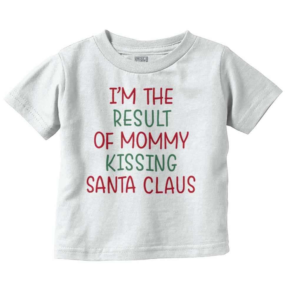 Result Of Mommy Santa Infant Toddler T Shirt-Direct To Garment Print-Brisco Baby