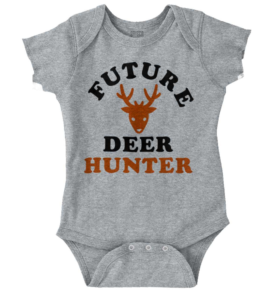 Future Deer Hunter Romper Bodysuit-Direct To Garment Print-Brisco Baby