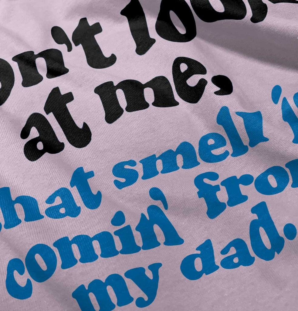 Smell From Dad Romper Bodysuit-Direct To Garment Print-Brisco Baby