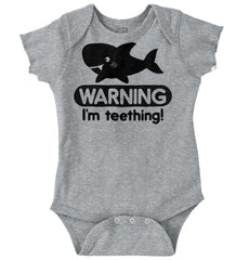 I'm Teething Romper Bodysuit-Direct To Garment Print-Brisco Baby