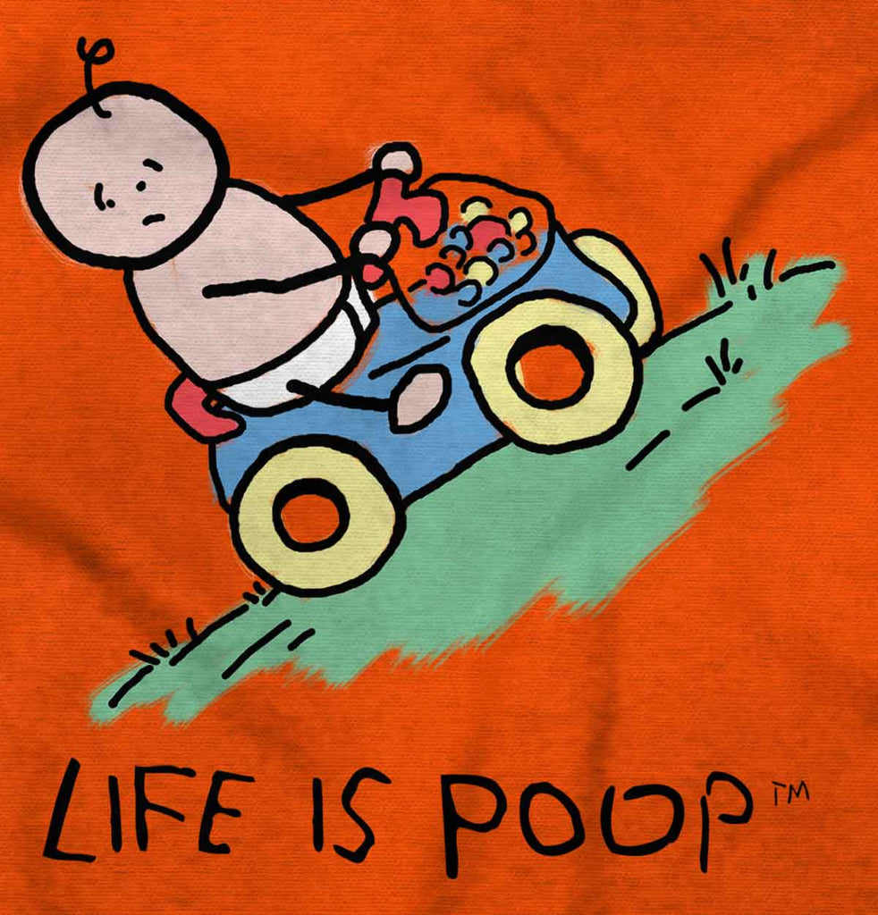 Uphill Baby Car Infant Toddler T Shirt-Direct To Garment Print-Brisco Baby