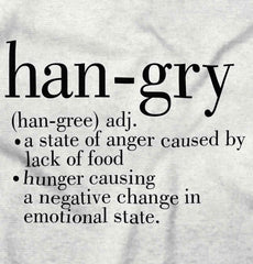 Hangry Definition Infant Toddler T Shirt-Direct To Garment Print-Brisco Baby