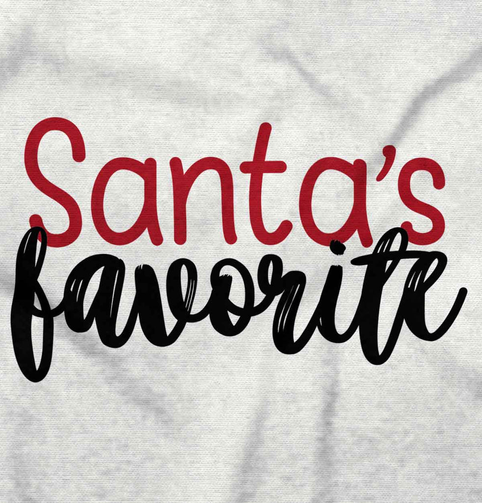 Santa's Favorite Infant Baby Bib-Direct To Garment Print-Brisco Baby