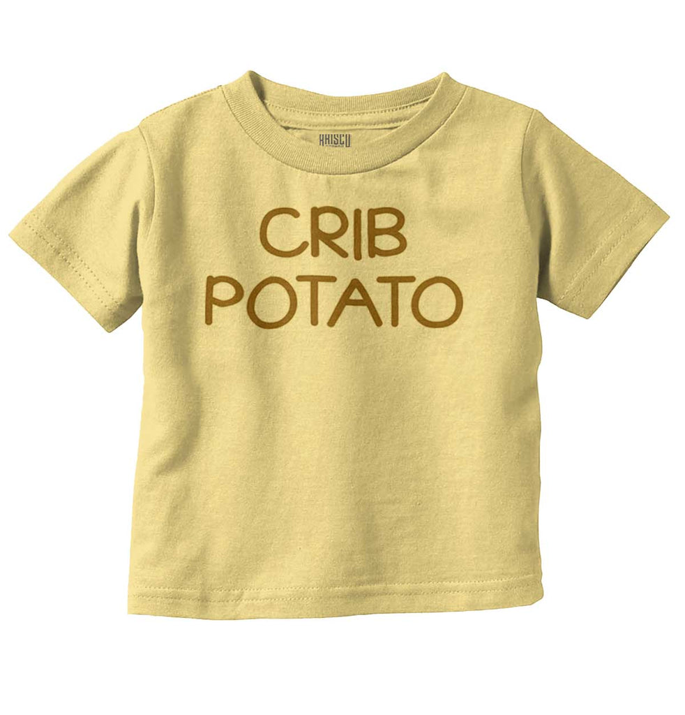 Crib Potato Infant Toddler T Shirt-Direct To Garment Print-Brisco Baby