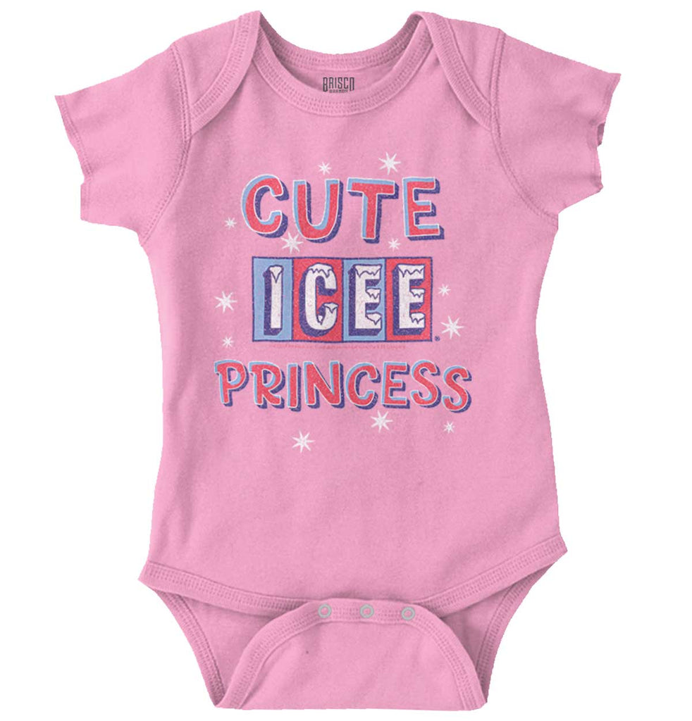 Icee Princess Romper Bodysuit-Direct To Garment Print-Brisco Baby