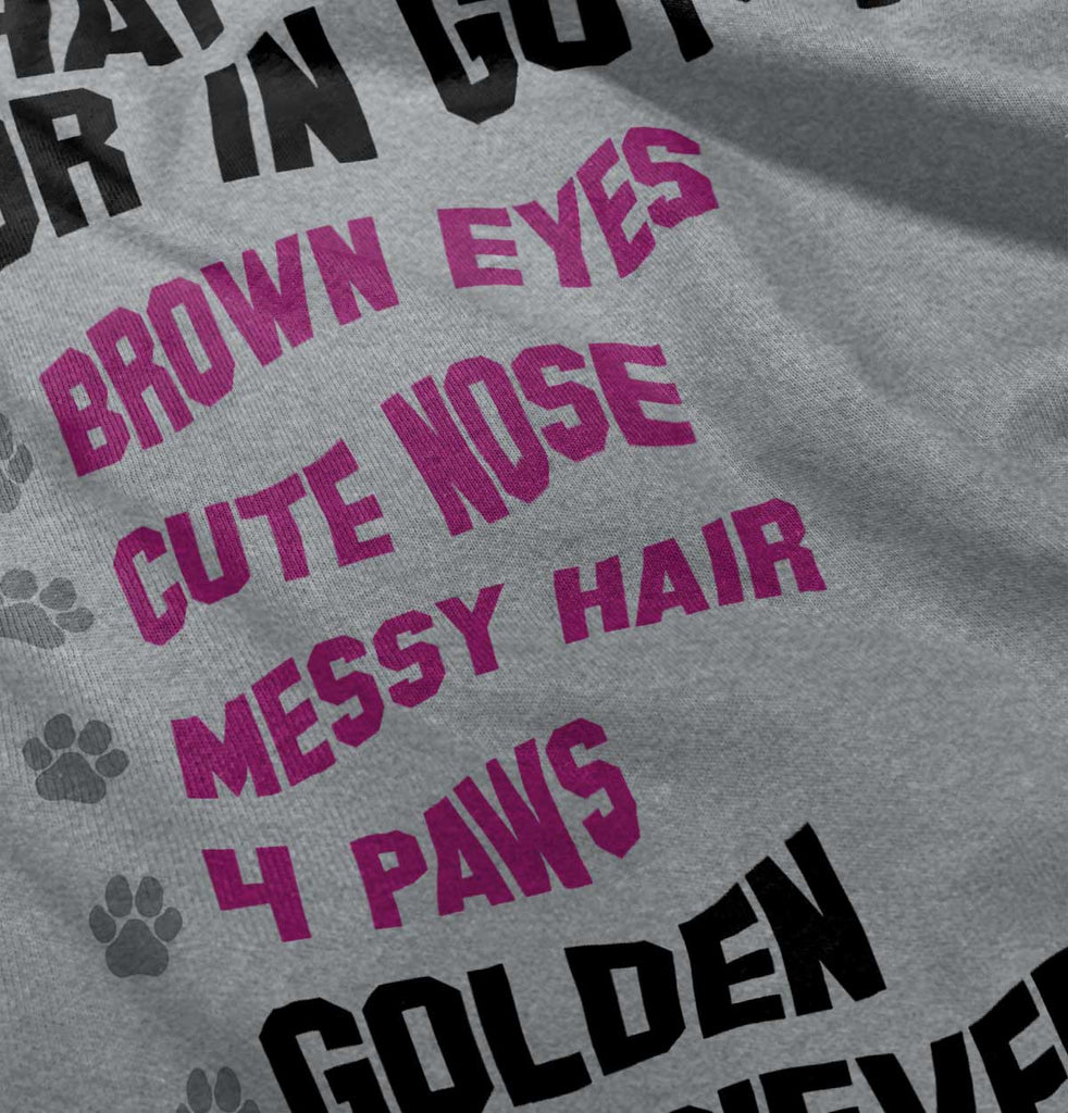 Golden Retriever Romper Bodysuit-Direct To Garment Print-Brisco Baby