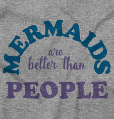 Mermaids Are Better Romper Bodysuit-Direct To Garment Print-Brisco Baby