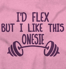 I'd Flex Infant Toddler T Shirt-Direct To Garment Print-Brisco Baby