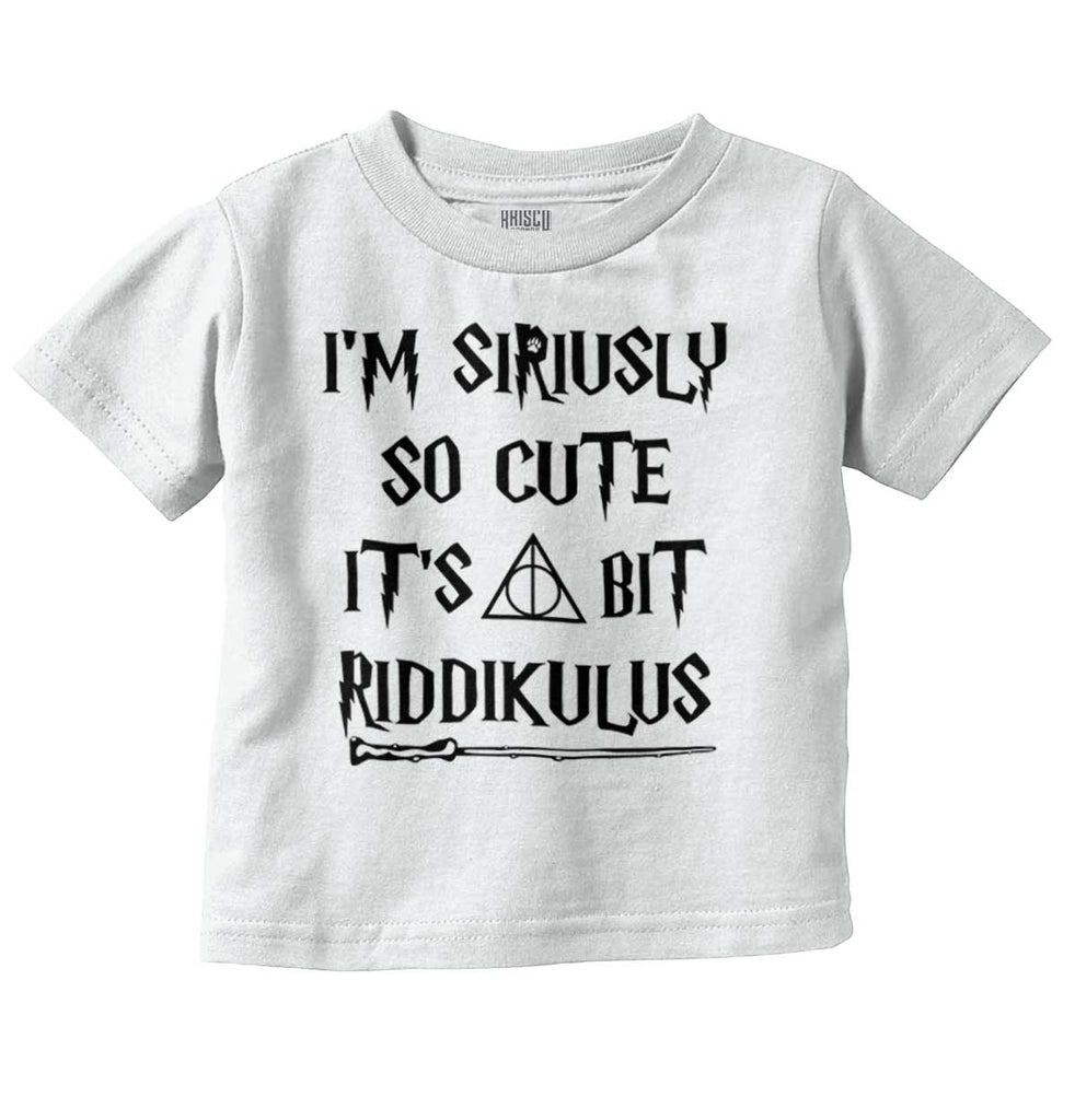 Seriusly Cute Infant Toddler T Shirt-Direct To Garment Print-Brisco Baby