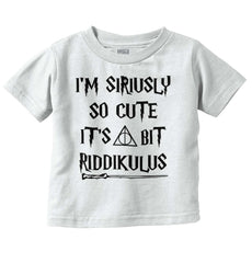 Seriusly Cute Infant Toddler T Shirt-Direct To Garment Print-Brisco Baby