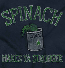 Spinach Strong Infant Toddler T Shirt-Direct To Garment Print-Brisco Baby