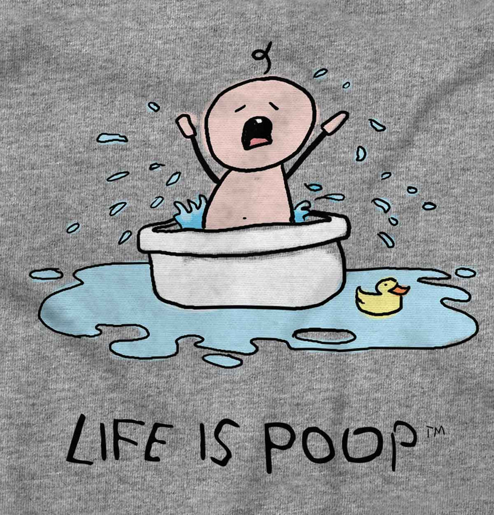 Crying Bath Infant Toddler T Shirt-Direct To Garment Print-Brisco Baby