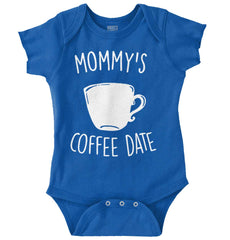 Mommy's Coffee Date Romper Bodysuit-Direct To Garment Print-Brisco Baby