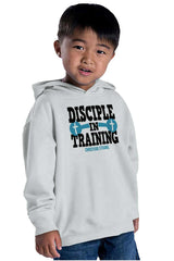 Disciple In Training Toddler Pullover Hoodie-Direct To Garment Print-Brisco Baby