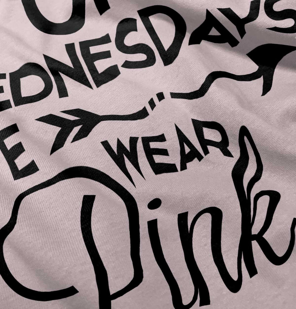 Wear Pink Toddler Ruffled Trim T-Shirt-Direct To Garment Print-Brisco Baby