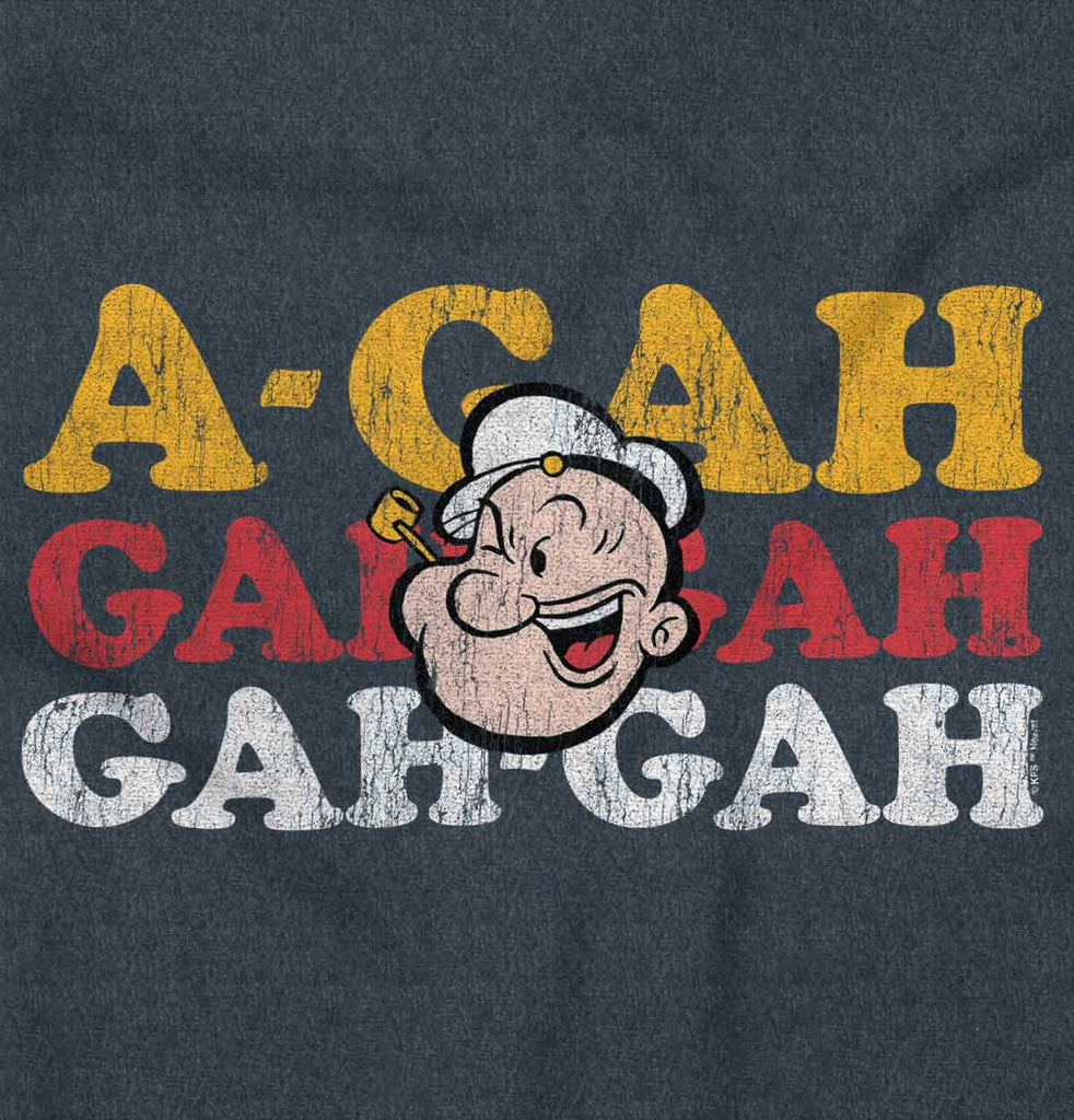 A Gah Popeye Toddler Football Jersey Tee-Direct To Garment Print-Brisco Baby