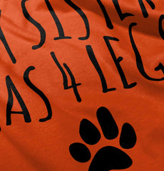 Sister has 4 legs Toddler Pullover Hoodie-Direct To Garment Print-Brisco Baby