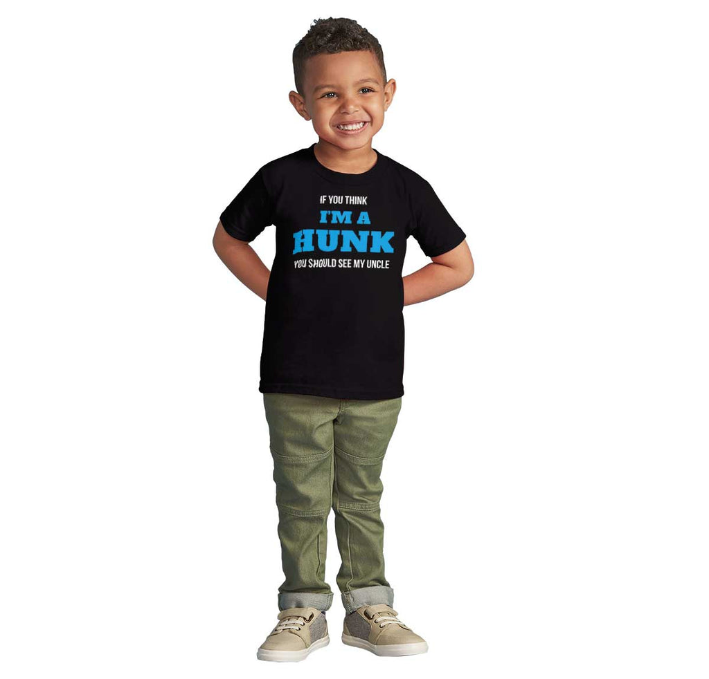 I'm A Hunk Infant Toddler T Shirt-Direct To Garment Print-Brisco Baby
