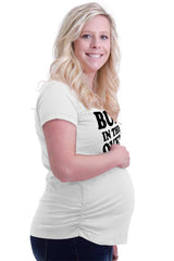 Bun In The Oven Maternity T-Shirt-Direct To Garment Print-Brisco Baby