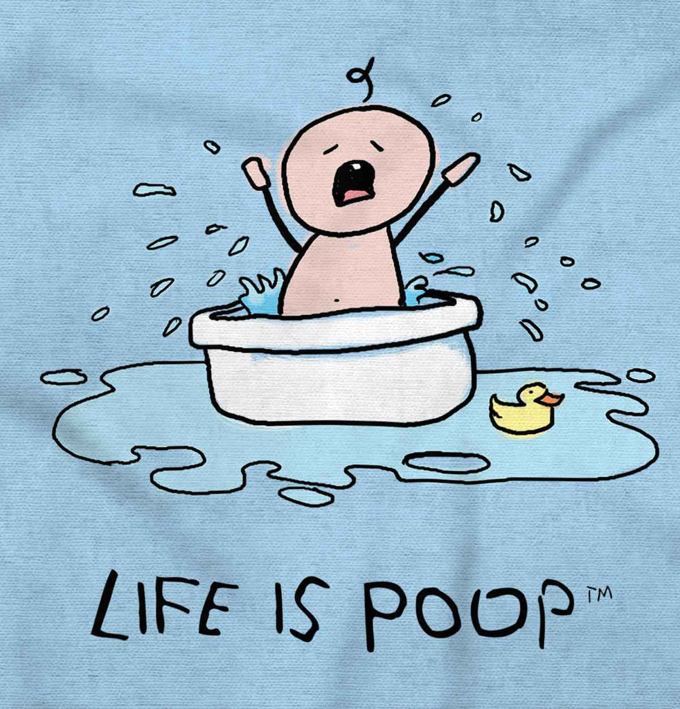 Crying Bath Infant Toddler T Shirt-Direct To Garment Print-Brisco Baby