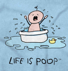 Crying Bath Infant Toddler T Shirt-Direct To Garment Print-Brisco Baby