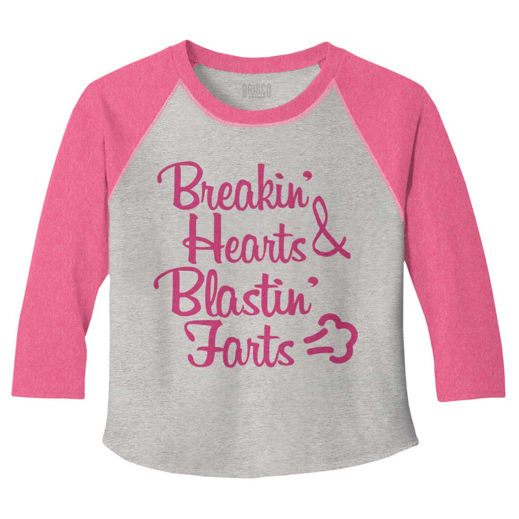 Blastin Farts Toddler Baseball-Direct To Garment Print-Brisco Baby