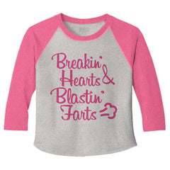 Blastin Farts Toddler Baseball-Direct To Garment Print-Brisco Baby