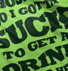 Get A Drink Infant Toddler T Shirt-Direct To Garment Print-Brisco Baby