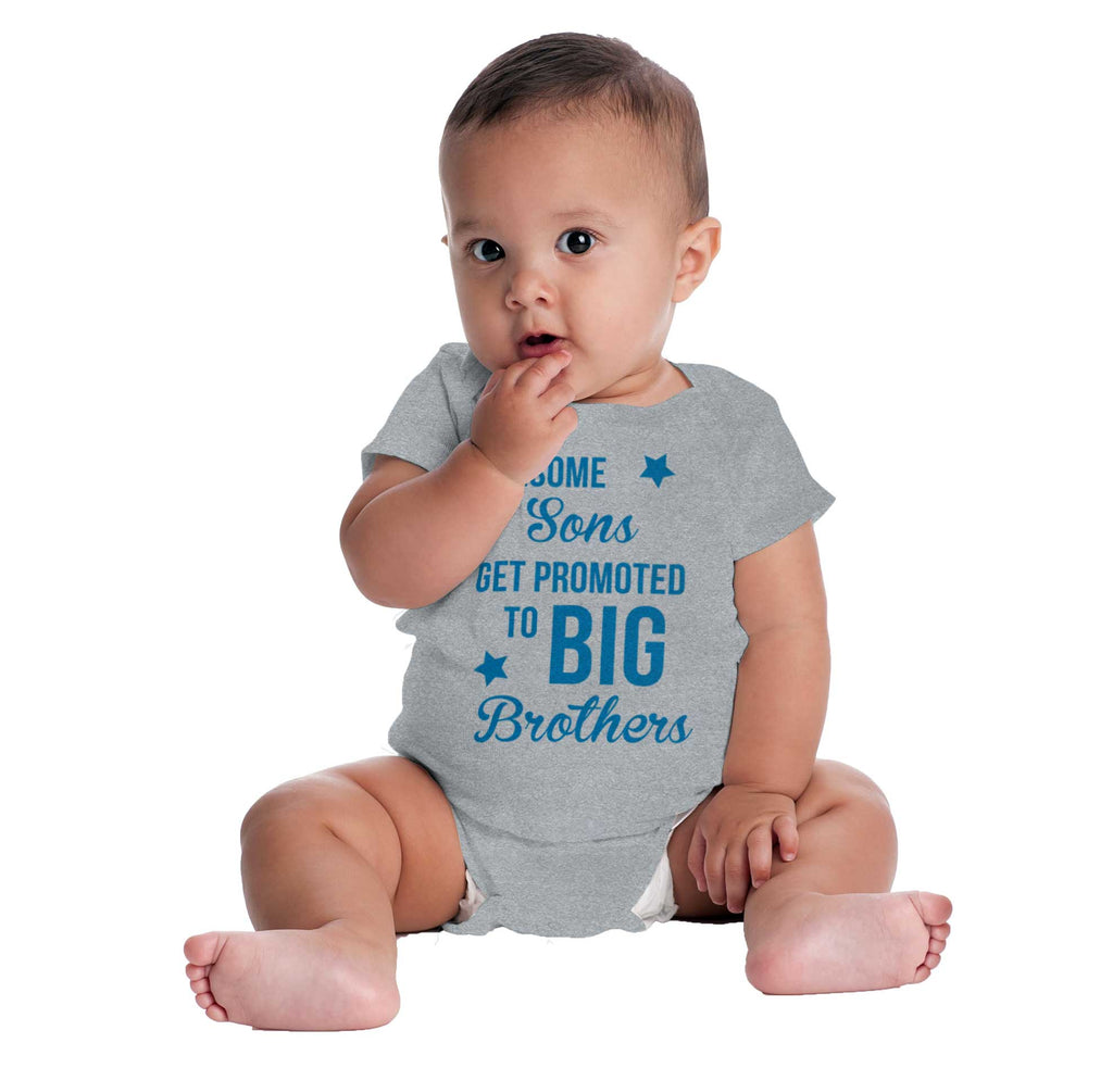 Awesome Sons Promoted Romper Bodysuit-Direct To Garment Print-Brisco Baby