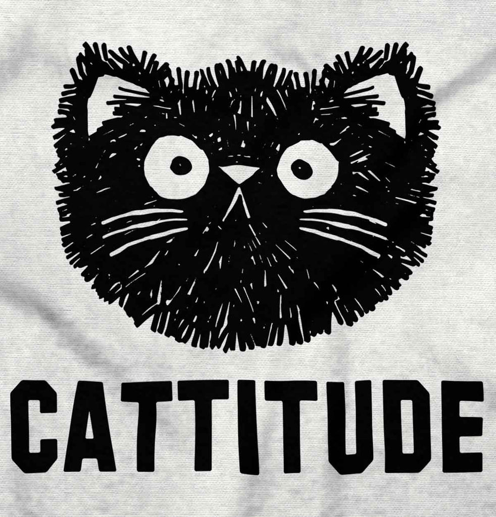 Cattitude Infant Toddler T Shirt-Direct To Garment Print-Brisco Baby