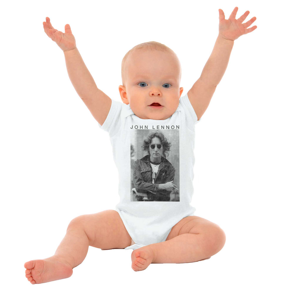 John Lennon NYC Romper Bodysuit-Direct To Garment Print-Brisco Baby