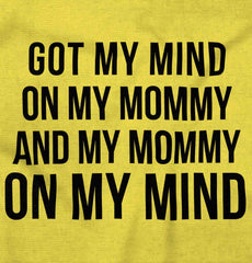 Mind On Mommy Romper Bodysuit-Direct To Garment Print-Brisco Baby