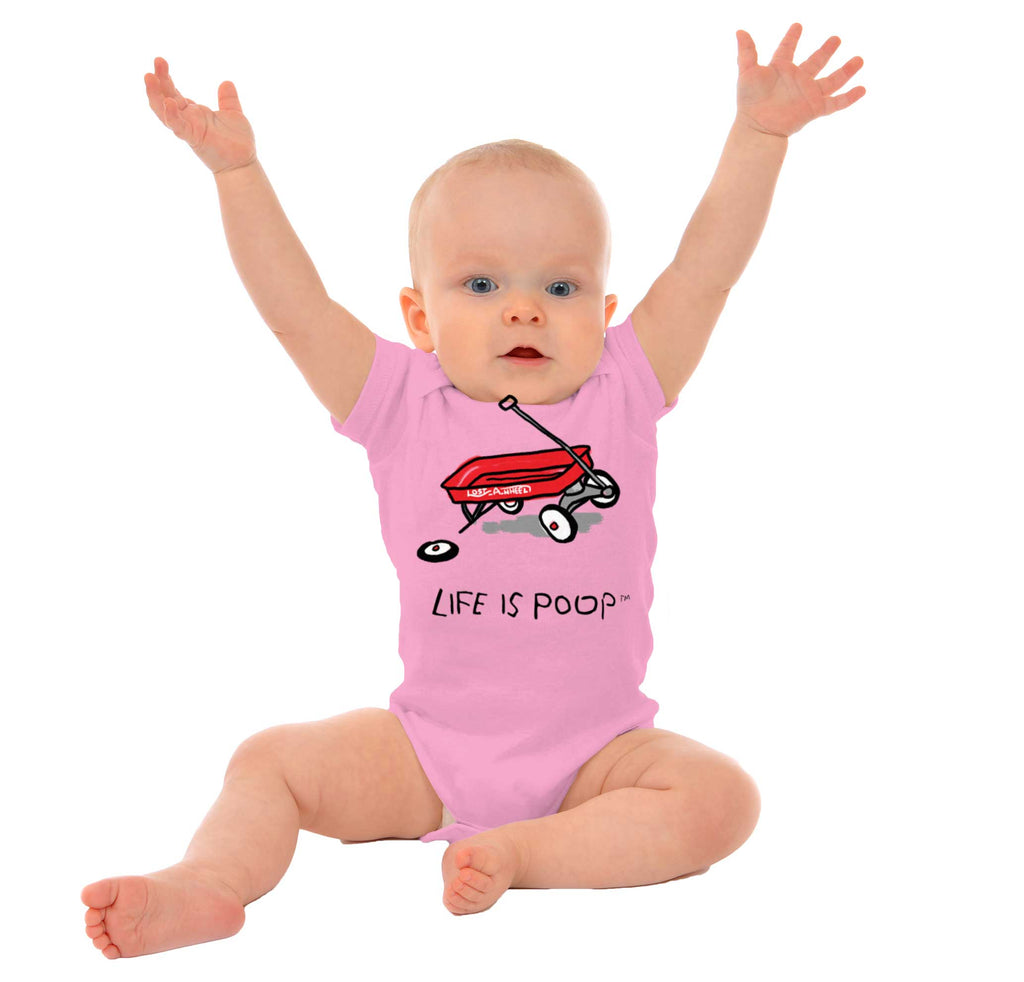 Broken Wagon Romper-Direct To Garment Print-Brisco Baby