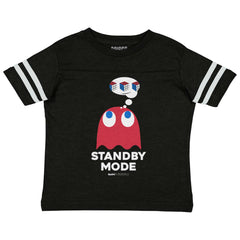 Standby Mode Toddler Football Jersey Tee-Direct To Garment Print-Brisco Baby