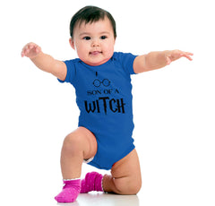 Son Of A Witch Romper Bodysuit-Direct To Garment Print-Brisco Baby
