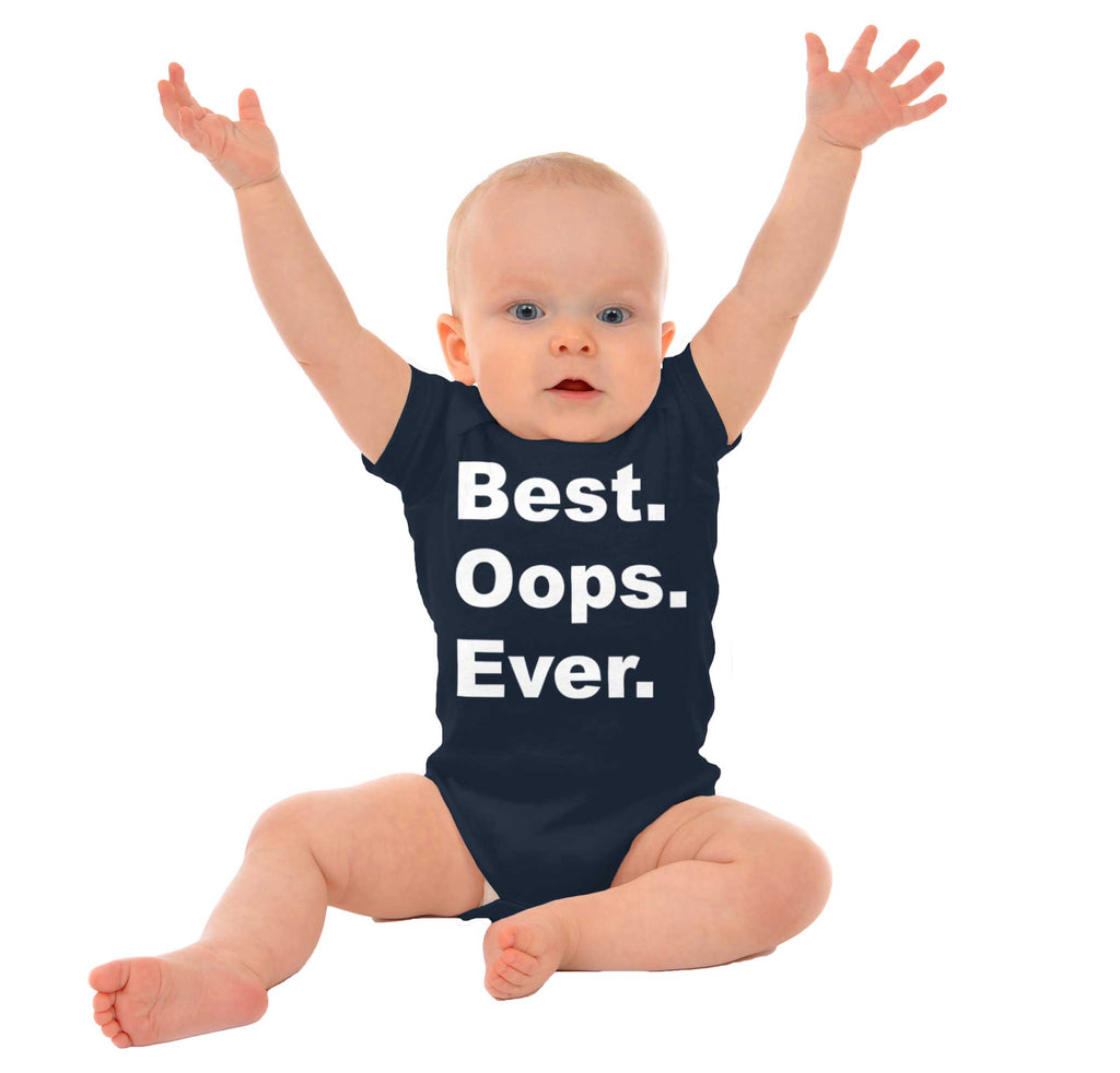 Best Oops Ever Romper Bodysuit-Direct To Garment Print-Brisco Baby