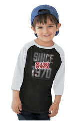 Since 1970 Toddler Baseball-Direct To Garment Print-Brisco Baby