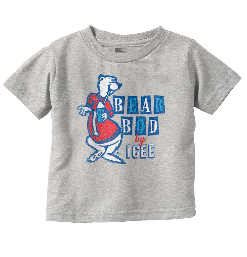 Bear Bod By Icee Infant Toddler T Shirt-Direct To Garment Print-Brisco Baby