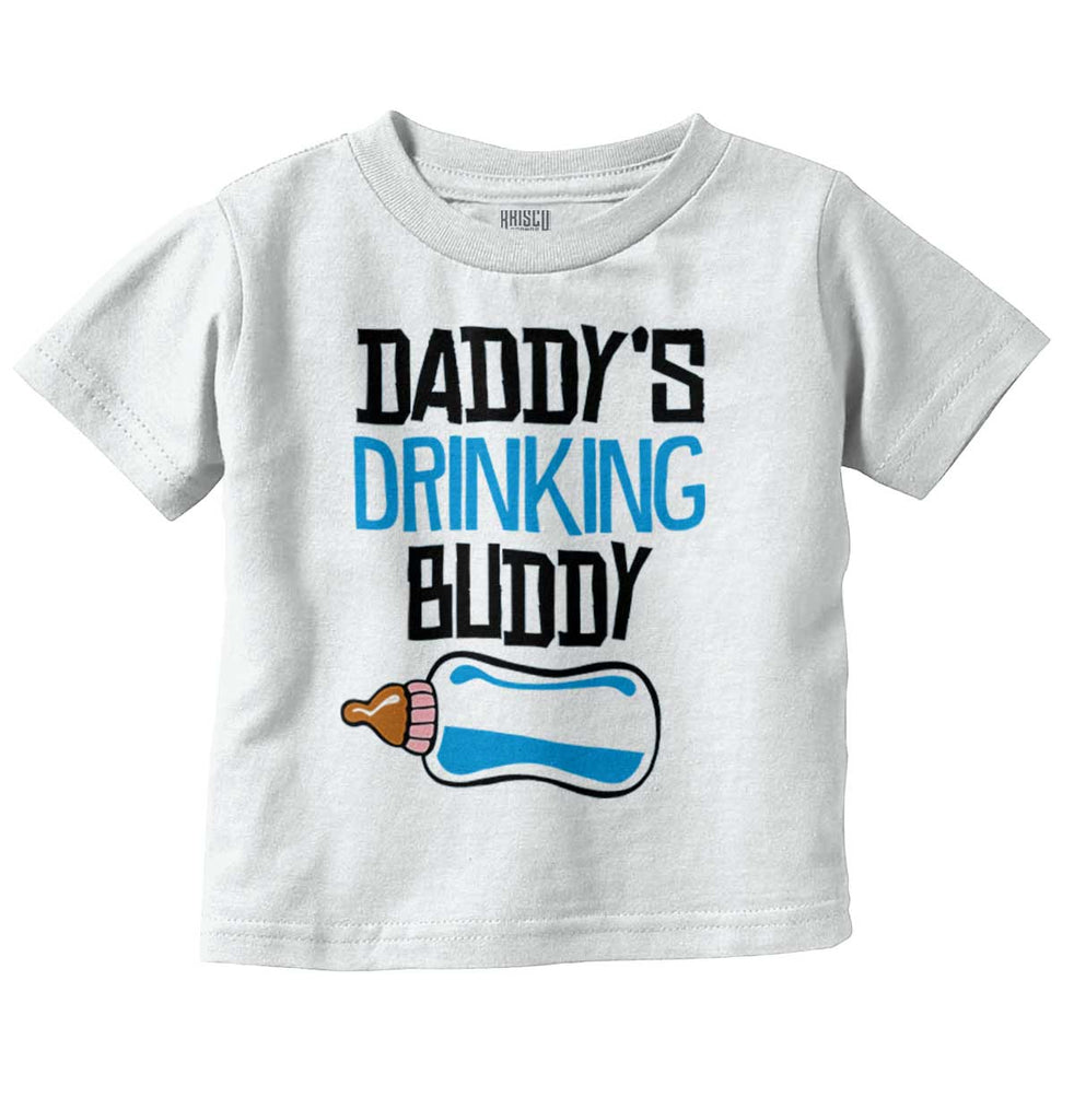 Daddys Drinking Infant Toddler T Shirt-Direct To Garment Print-Brisco Baby