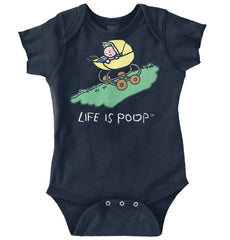 Downhill Stroller Romper-Direct To Garment Print-Brisco Baby