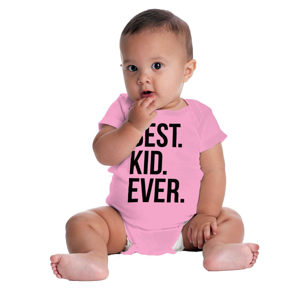 Best Kid Ever Romper Bodysuit-Direct To Garment Print-Brisco Baby