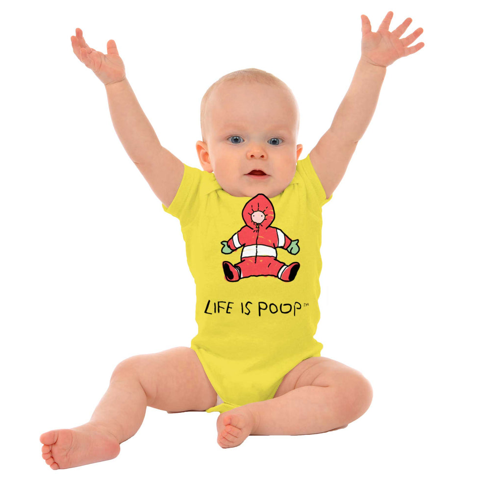 Winter Jacket Romper Bodysuit-Direct To Garment Print-Brisco Baby