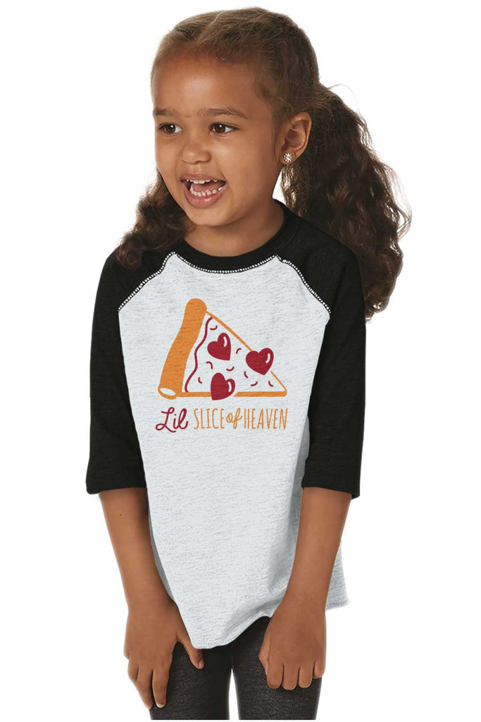 Slice Of Heaven Toddler Baseball-Direct To Garment Print-Brisco Baby