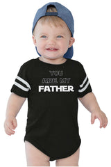 You Are My Father Football Romper Bodysuit-Direct To Garment Print-Brisco Baby