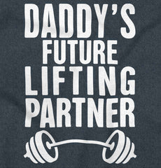 Lifting Partner Football Romper Bodysuit-Direct To Garment Print-Brisco Baby