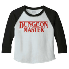 Dungeon Masters TV Show Nerd Toddler Baseball-Direct To Garment Print-Brisco Baby