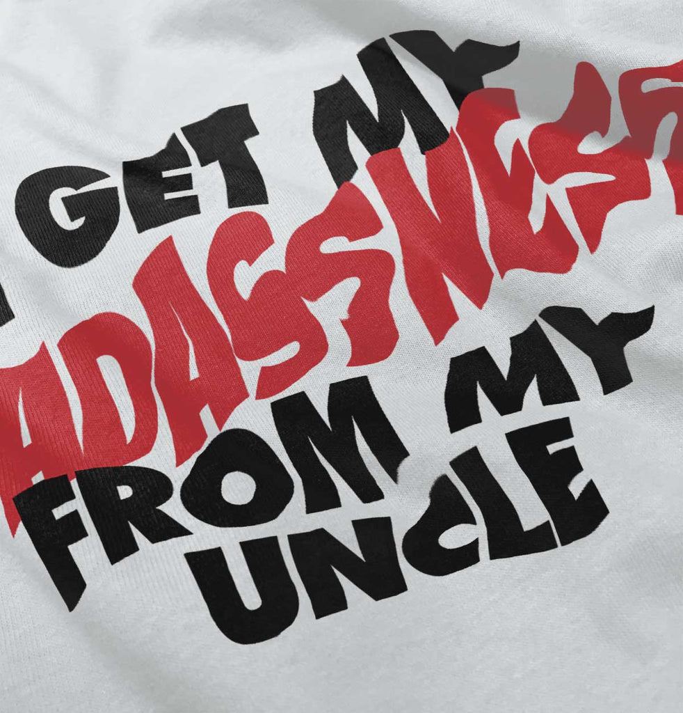 Badass Uncle Romper Bodysuit-Direct To Garment Print-Brisco Baby