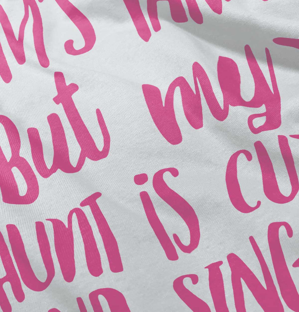 Aunt is Single Toddler Pullover Hoodie-Direct To Garment Print-Brisco Baby